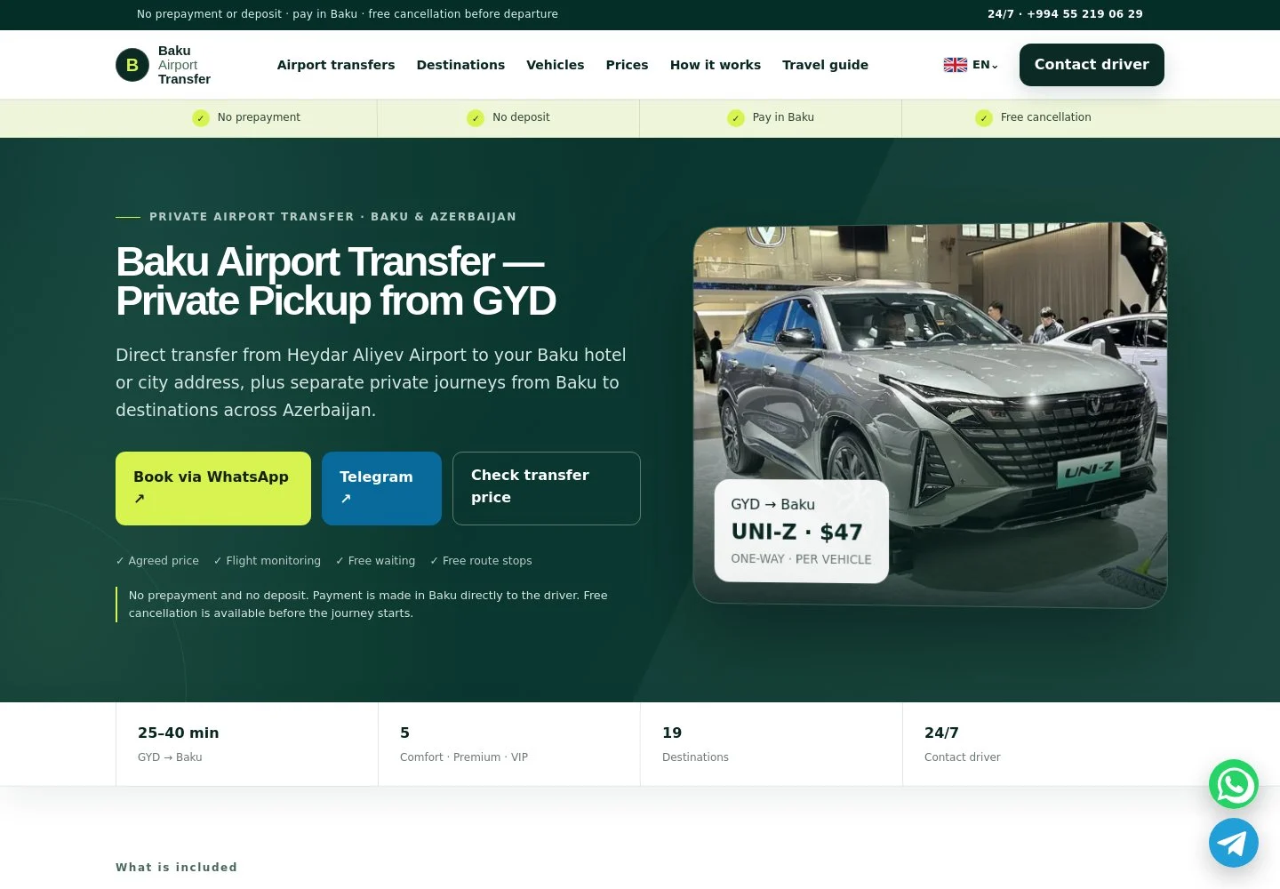 Baku Airport Transfer