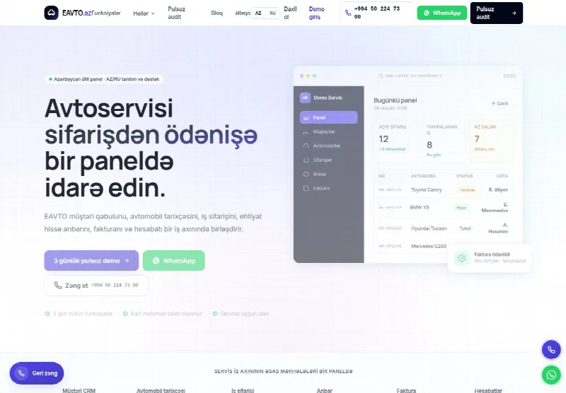 eavto.az — Layihəyə bax