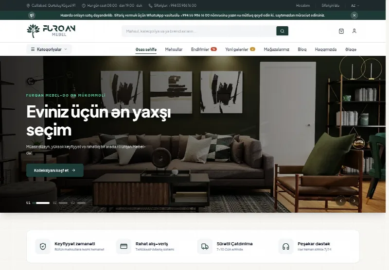 Furqan Mebel — Layihəyə bax