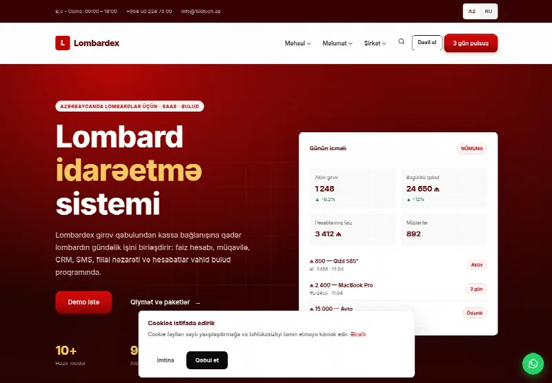 Lombardex — Layihəyə bax