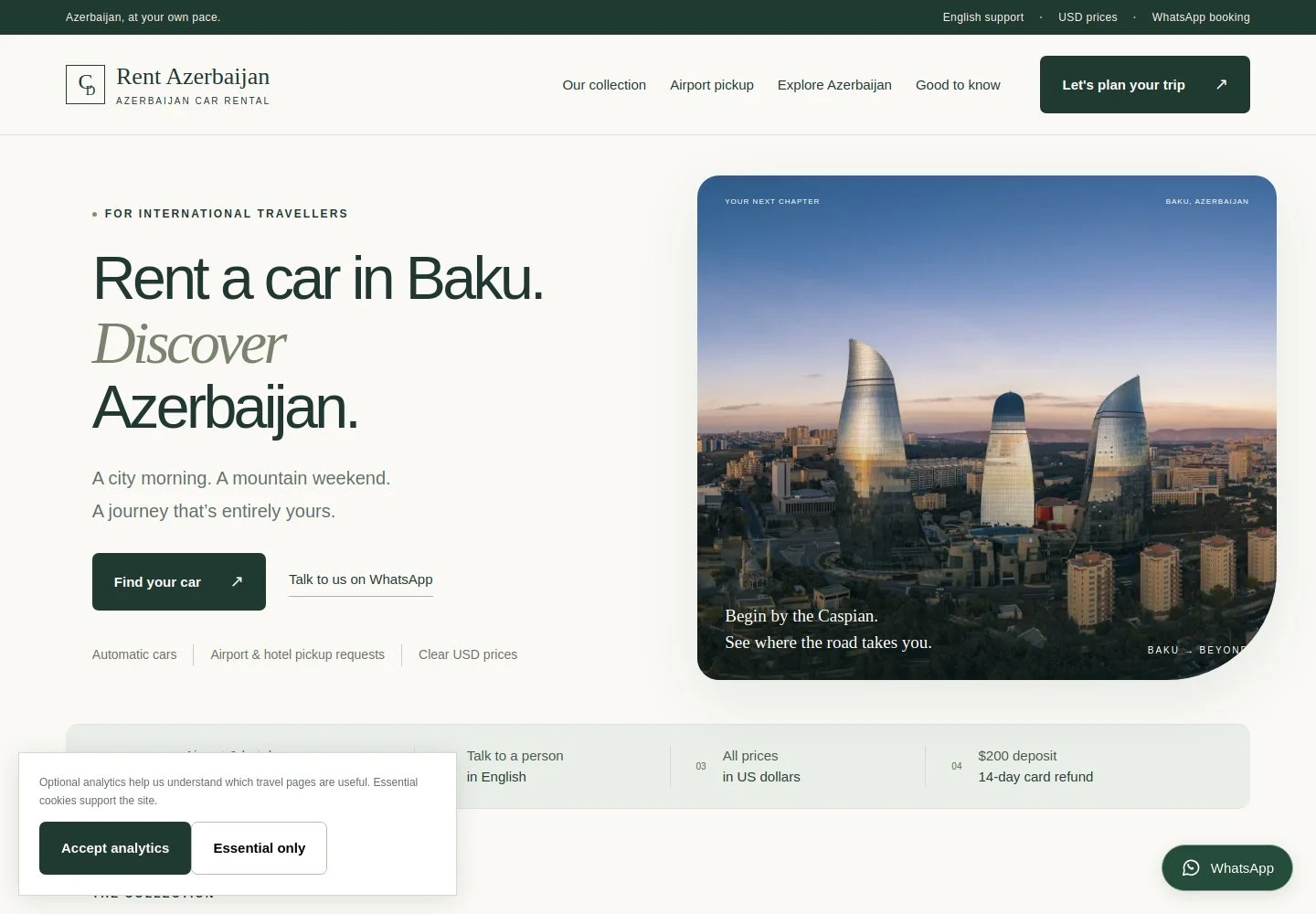 Rent Azerbaijan