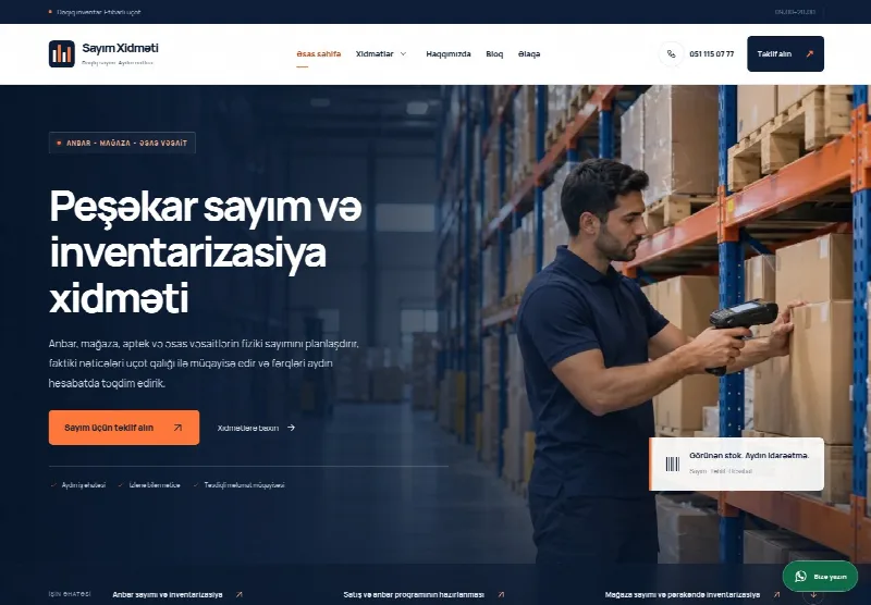 Sayım Xidməti — Layihəyə bax